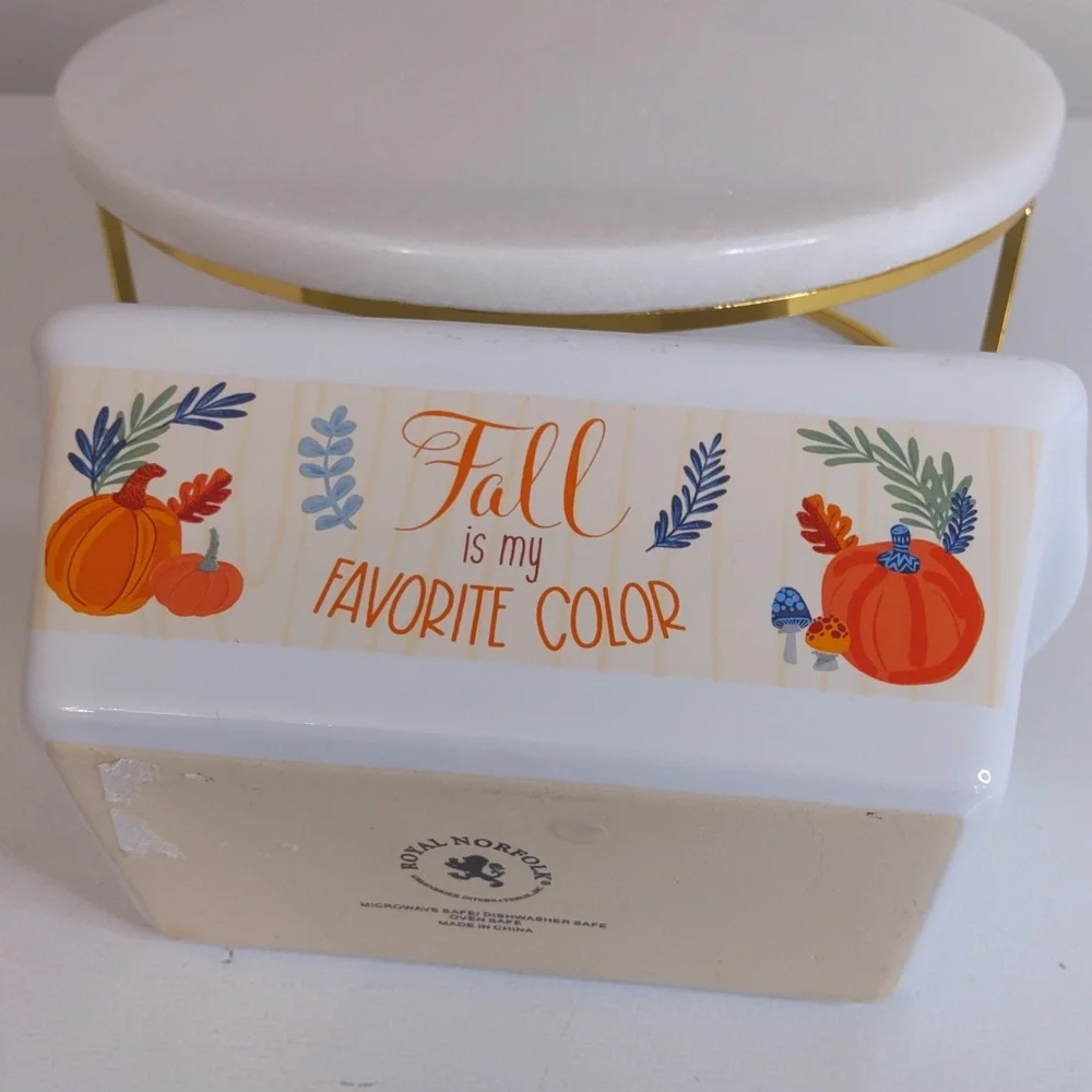 Royal Norfolk Ceramic Mini Loaf Dish, NWT